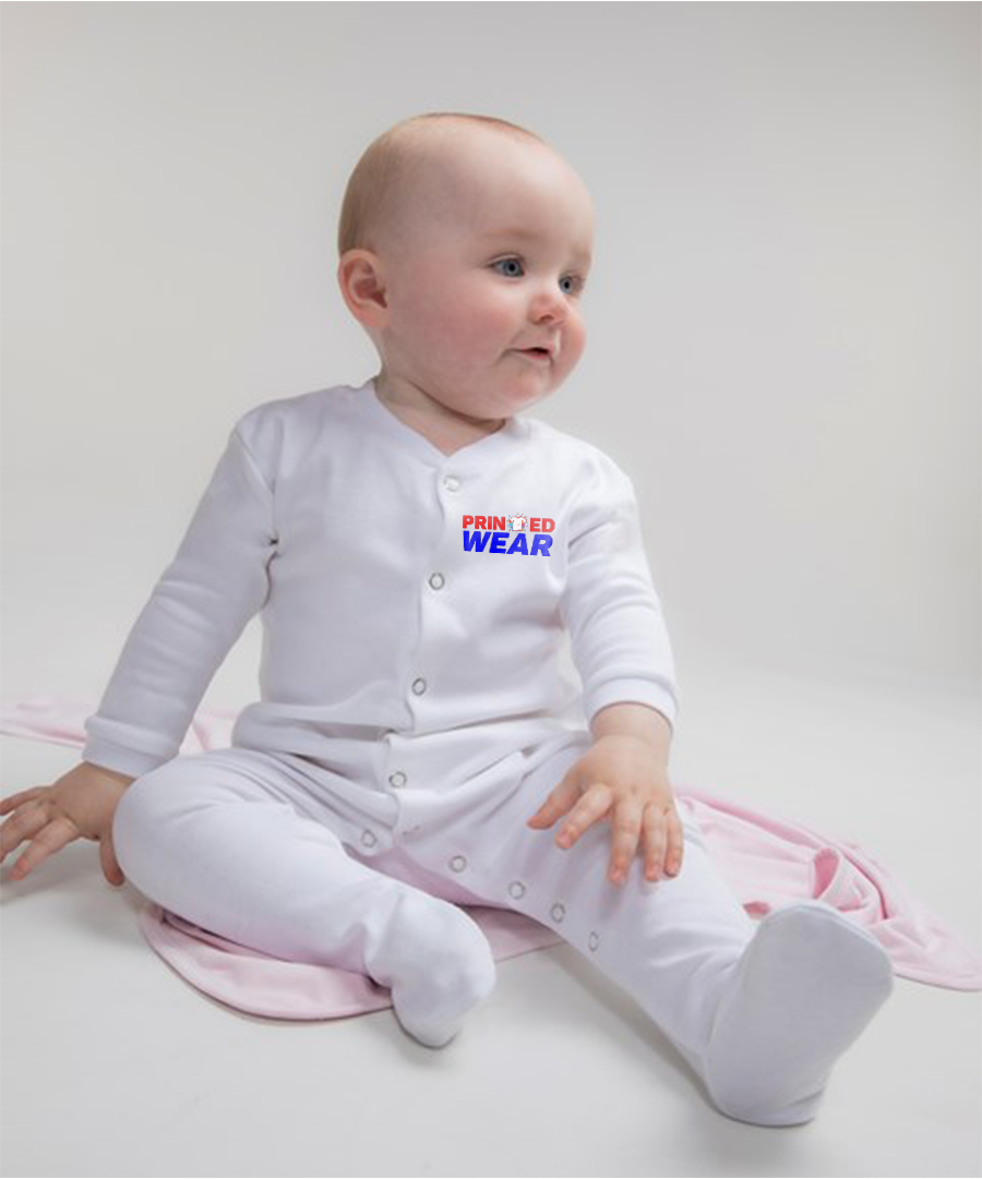 Personalised Baby Sleepsuits hover