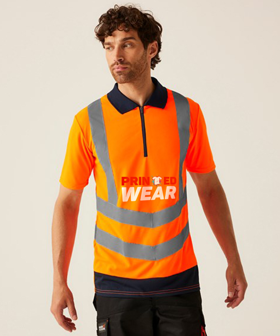 Custom Printed Hi Vis Pro Polo hover