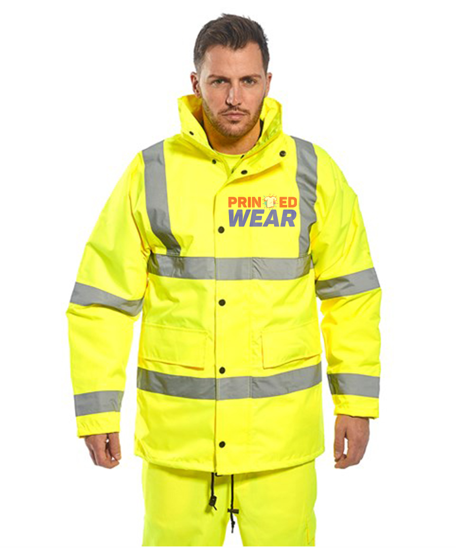 Custom Hi Vis Traffic Jacket hover