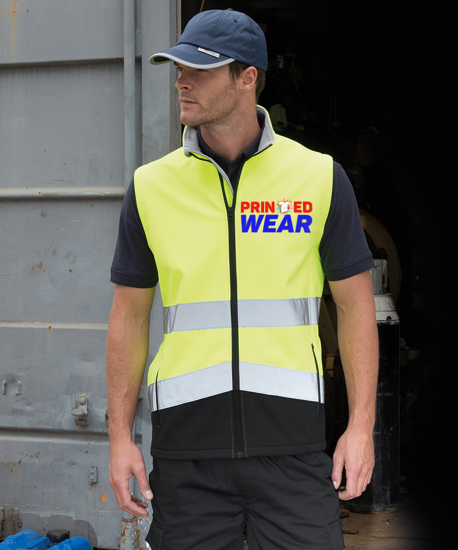 Personalised Hi Vis Safety Gillet hover