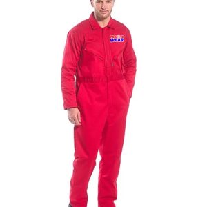 Custom Zip Work Coverall Printing