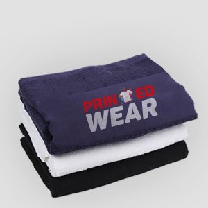 Personalised Printable Border Bath Towels