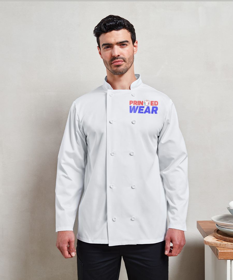 Personalised Chef Long Sleeve Jackets hover