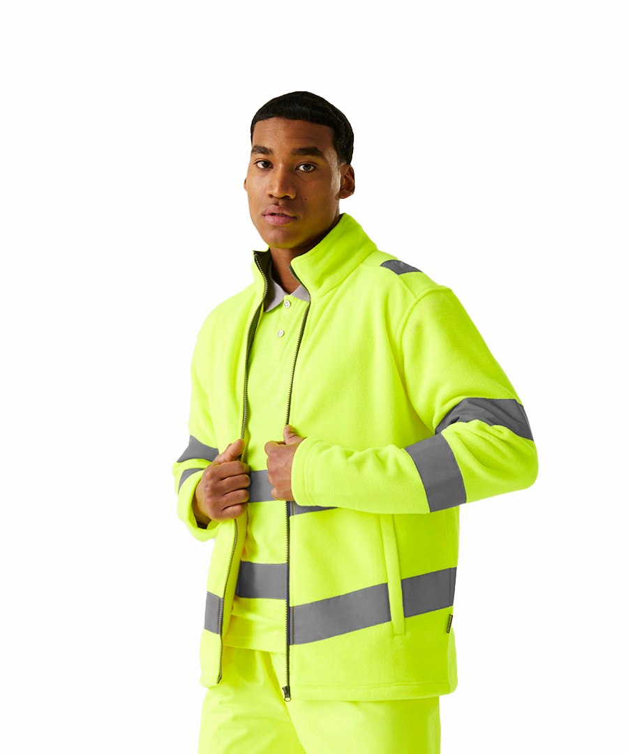 Custom Hi Vis Fleece Top