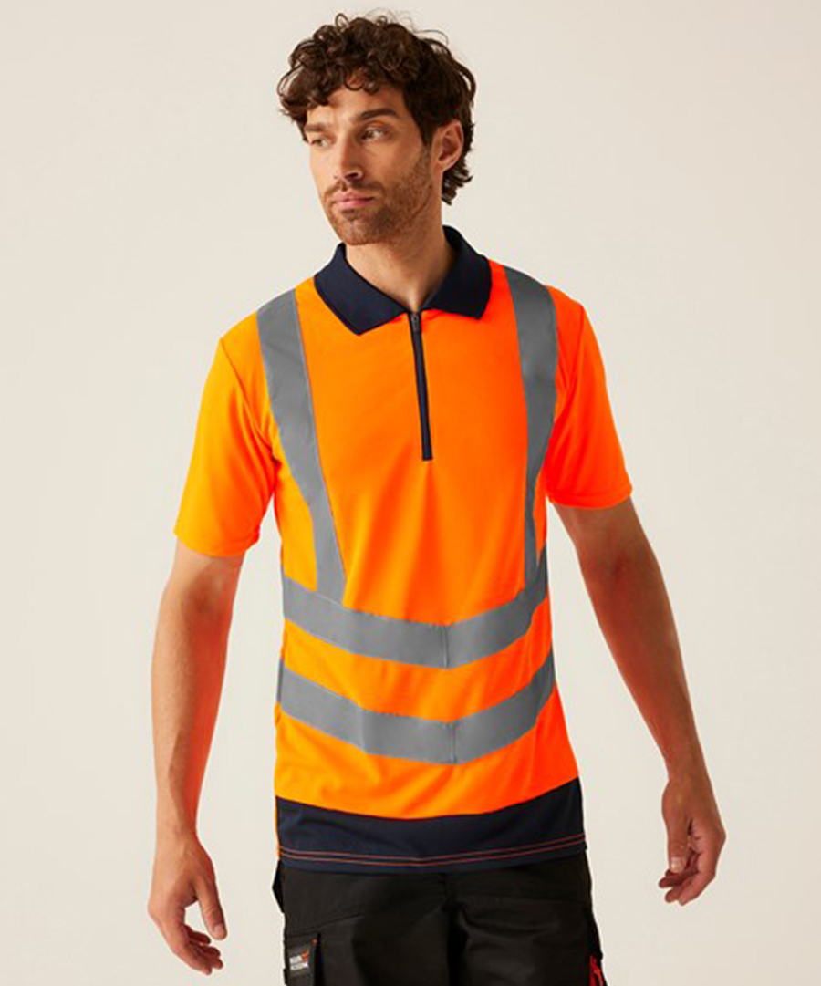 Custom Printed Hi Vis Pro Polo
