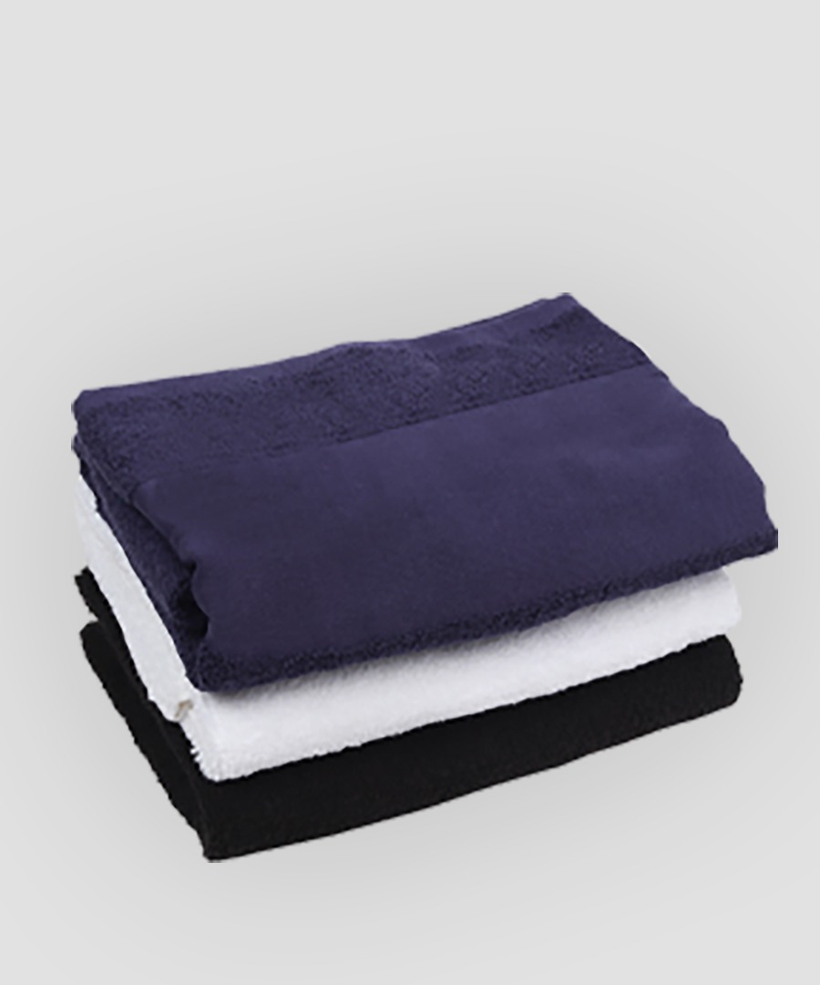 Personalised Printable Border Bath Towels