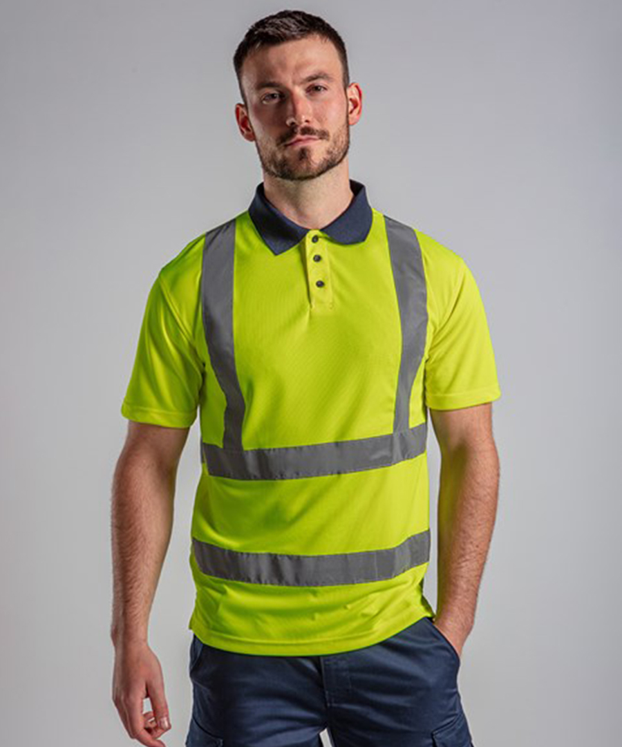 Custom Printed Hi Vis Polo