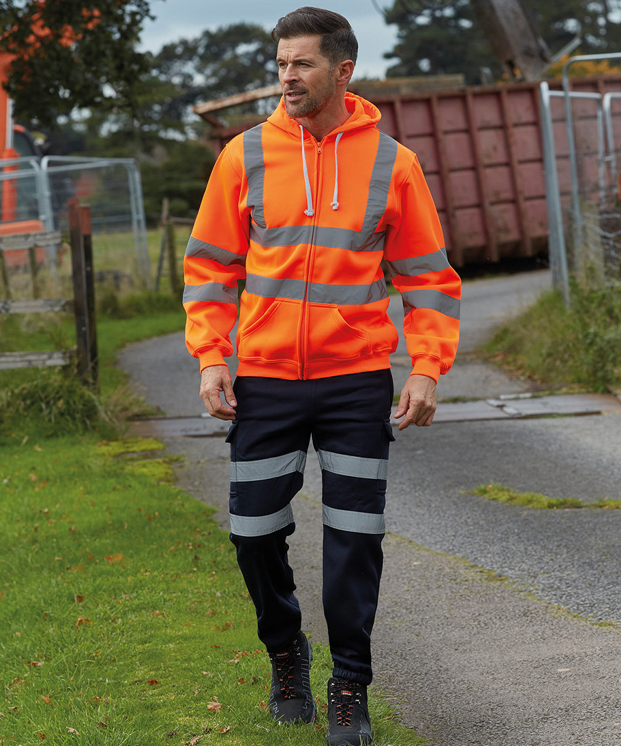 Personalised Hi Vis Hoodie