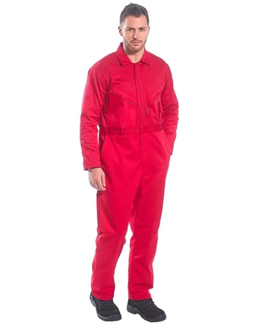 Custom Zip Work Coverall Printing